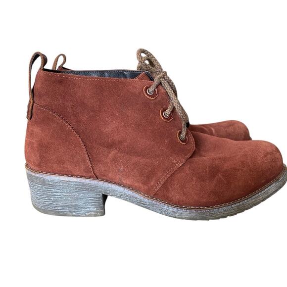 Naot Love Bohemian Rust Brown Suede Lace Up Boots size 41 US size 10.5 - Picture 2 of 10